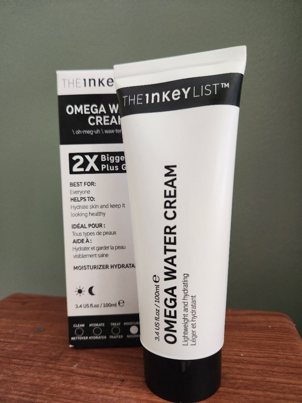 Omega Water Cream moisturizer by The Inkey List (Supersize 100ml)